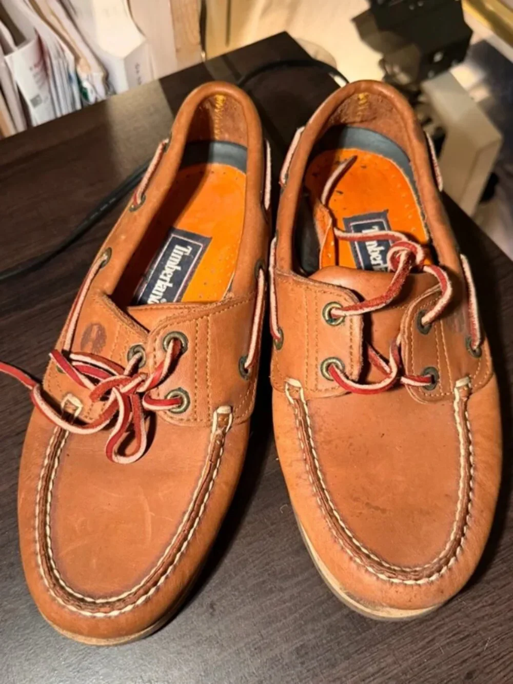 Womens Brown Timberland Boat Shoes